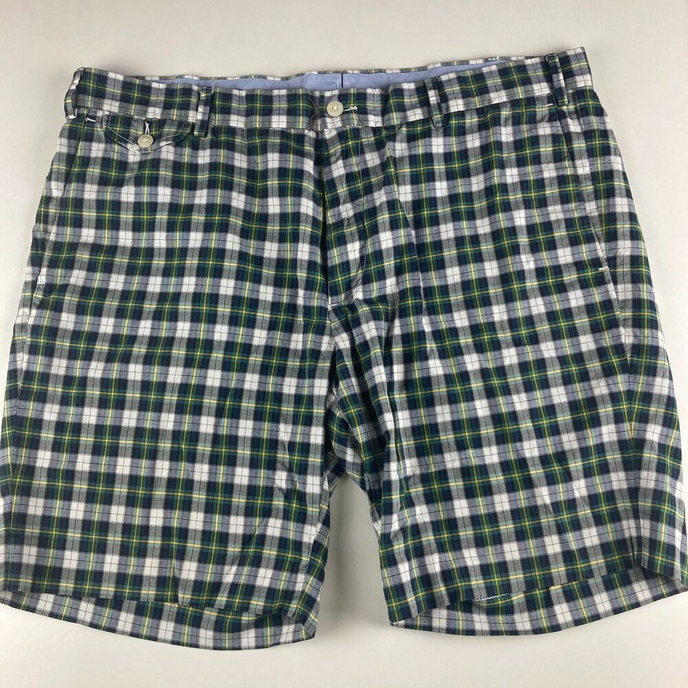 Polo Ralph Lauren Men’s Shorts Plaid Classic Fit Cotton Size 38
